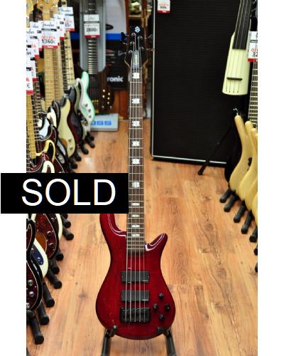 Spector Euro Rebop 5DLXFM Black Cherry